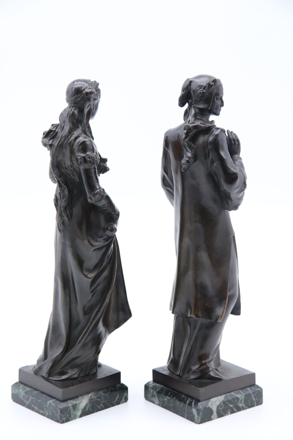 A fine pair of 19th century Renaissance style bronzes by Jean Baptiste Germain View VI