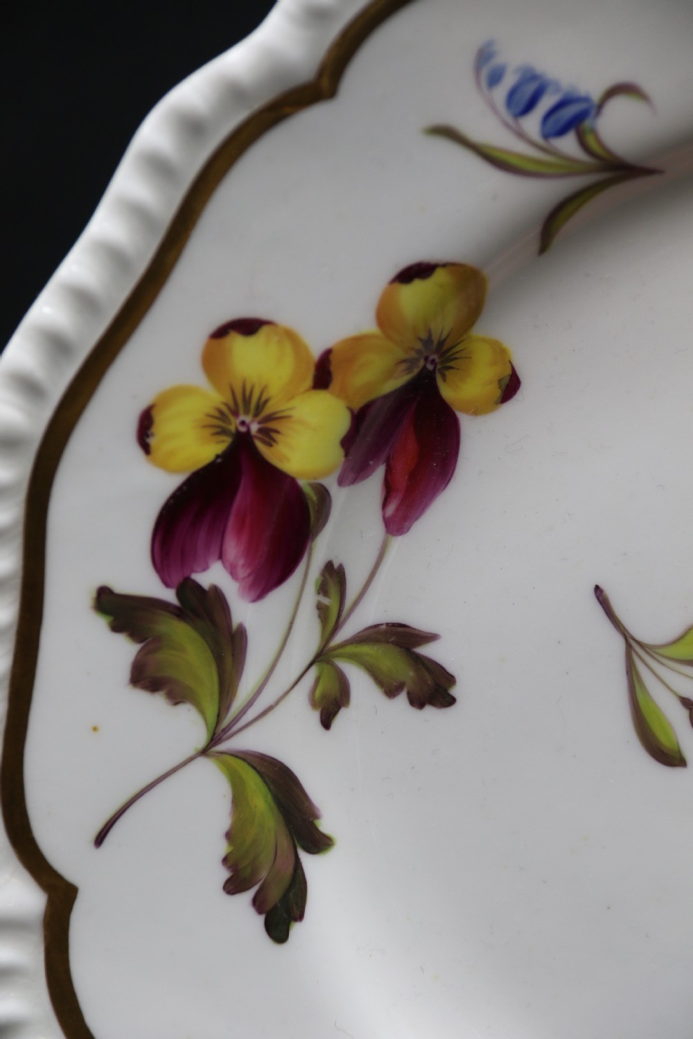 A rare hand painted floral plate from the English Daniel porcelain factory, circa 1825



 View III