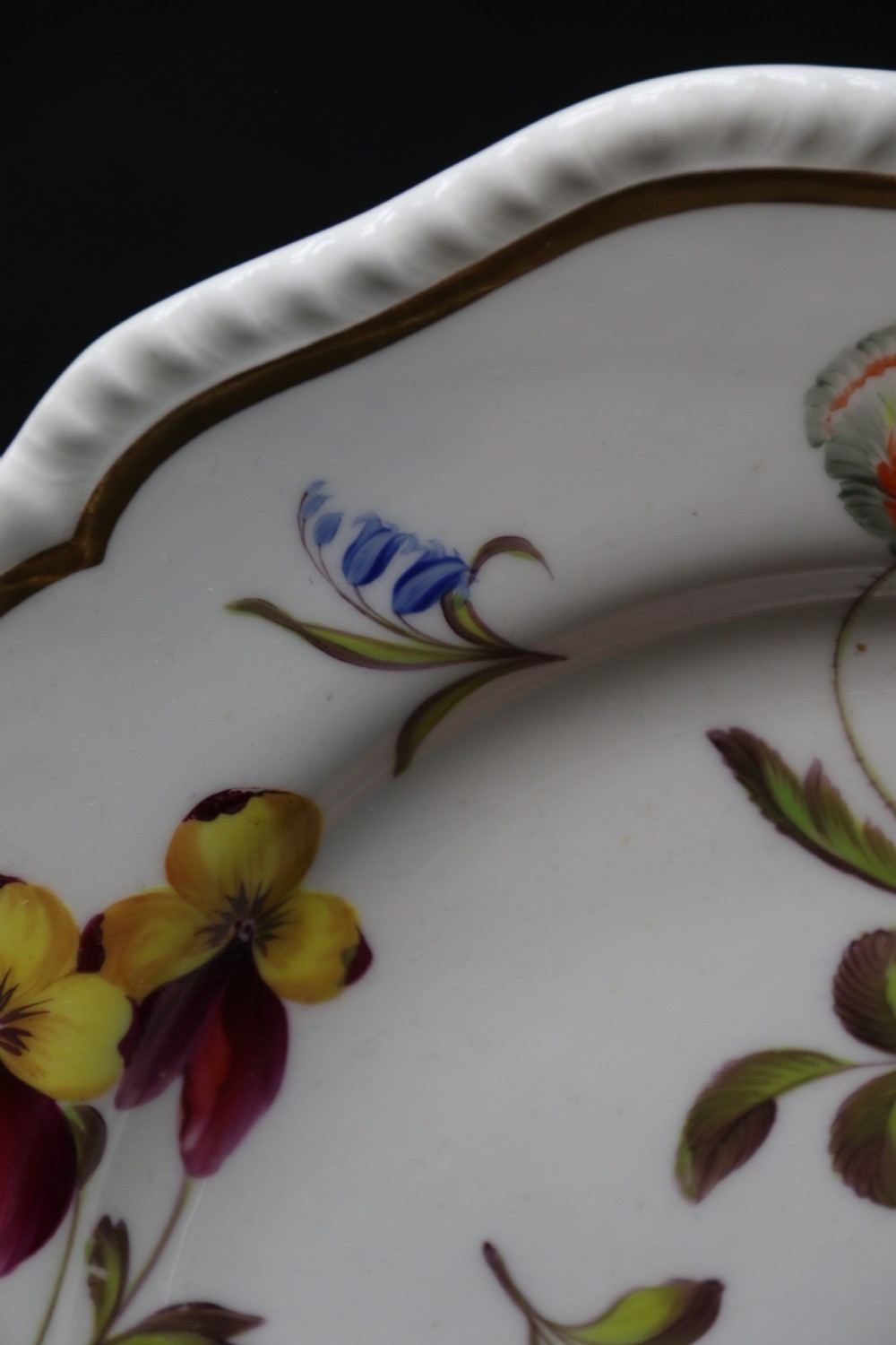 A rare hand painted floral plate from the English Daniel porcelain factory, circa 1825



 View IV