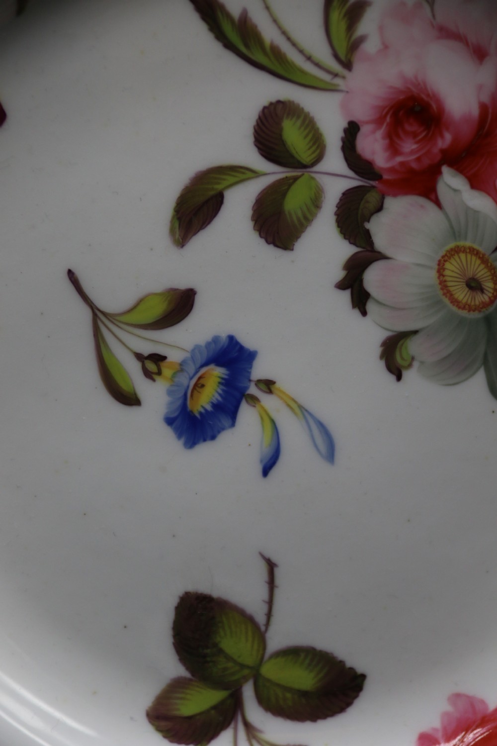 A rare hand painted floral plate from the English Daniel porcelain factory, circa 1825



 View VII