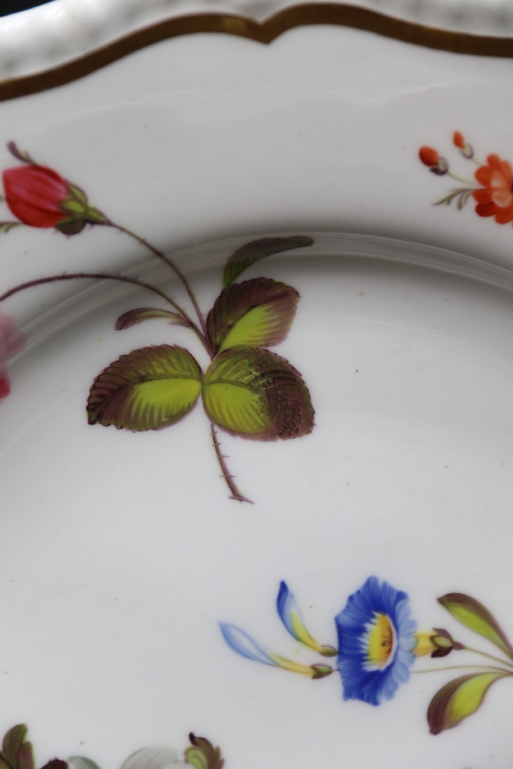 A rare hand painted floral plate from the English Daniel porcelain factory, circa 1825



 View XIII