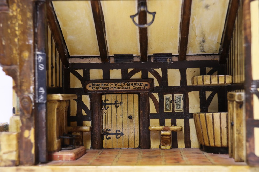 A rare folk art hotel post box in the form of a half timbered inn View XIV