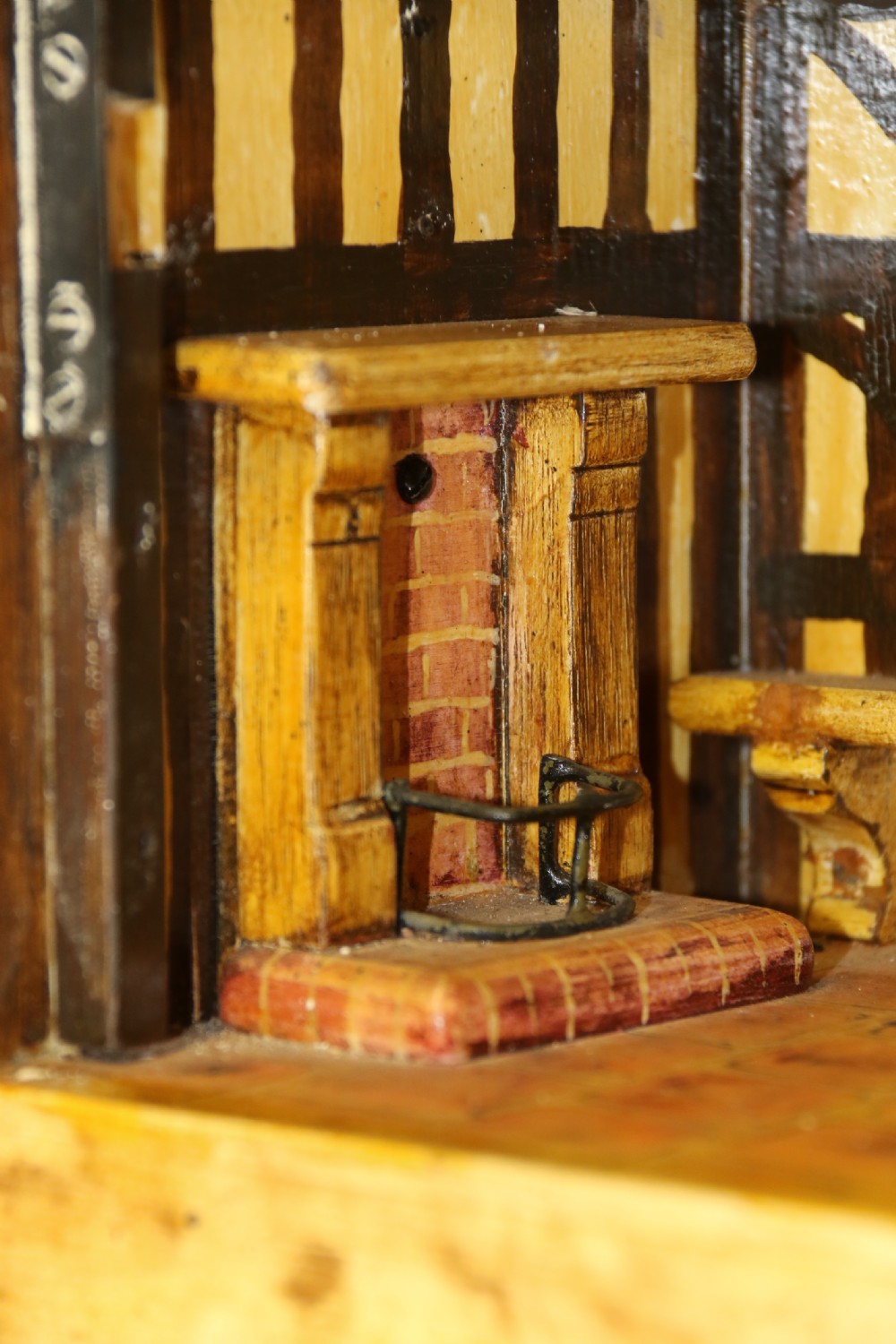 A rare folk art hotel post box in the form of a half timbered inn View XVI