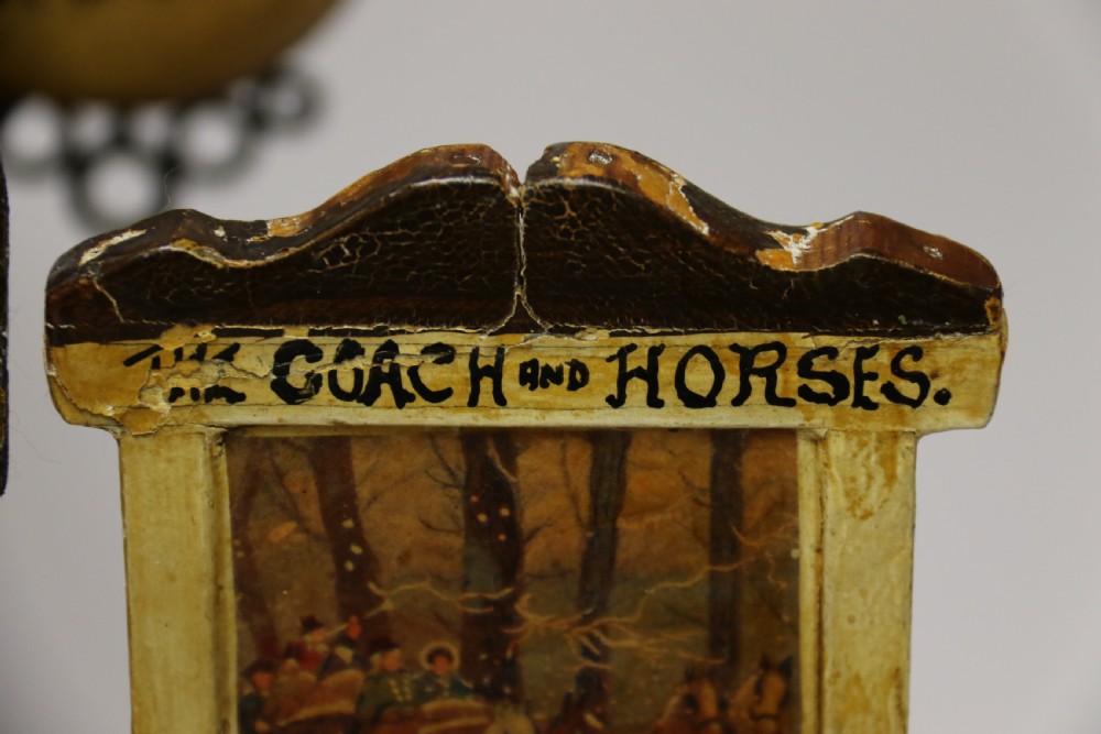 A rare folk art hotel post box in the form of a half timbered inn View XXVIII