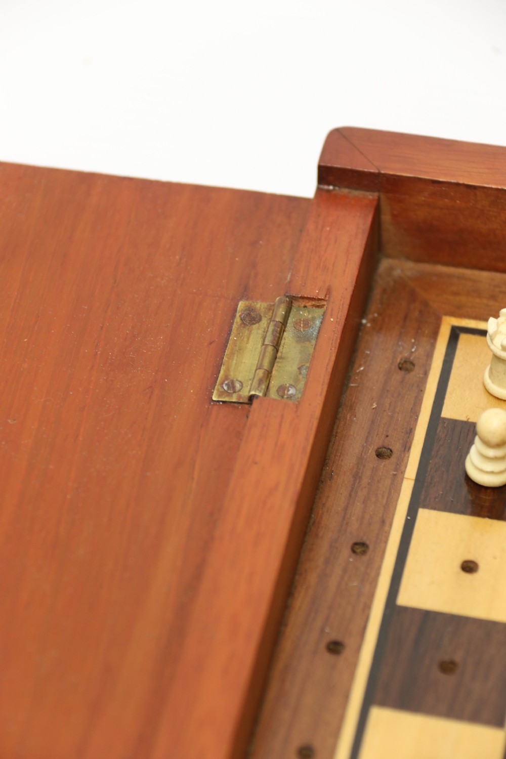 A rare and complete Victorian travelling chess set circa 1870 View XIII