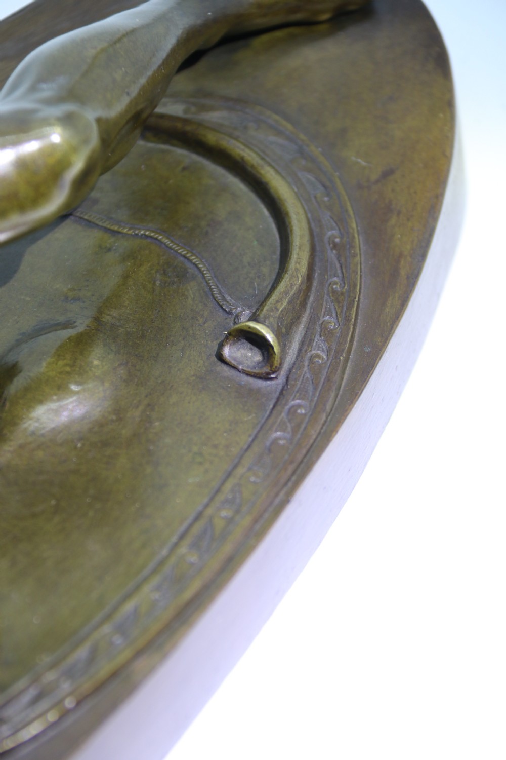 A fine mid 19th century Italian Grand Tour bronze study taken from the antique the dying Gaul. View XIII