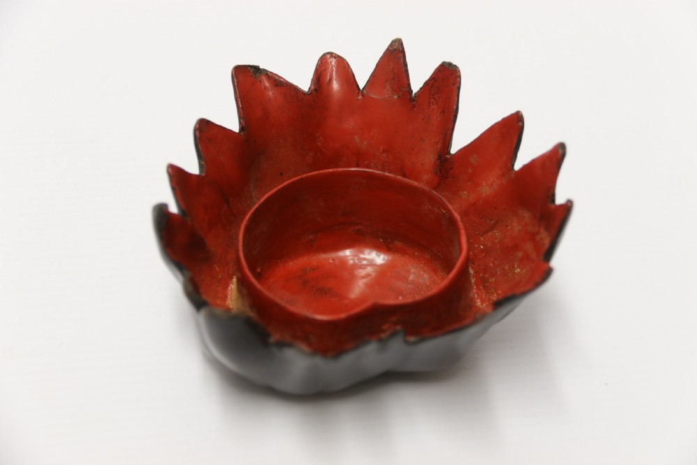 A rare Japanese Meiji period papier Mache container in the form of a puppy dog View XIII