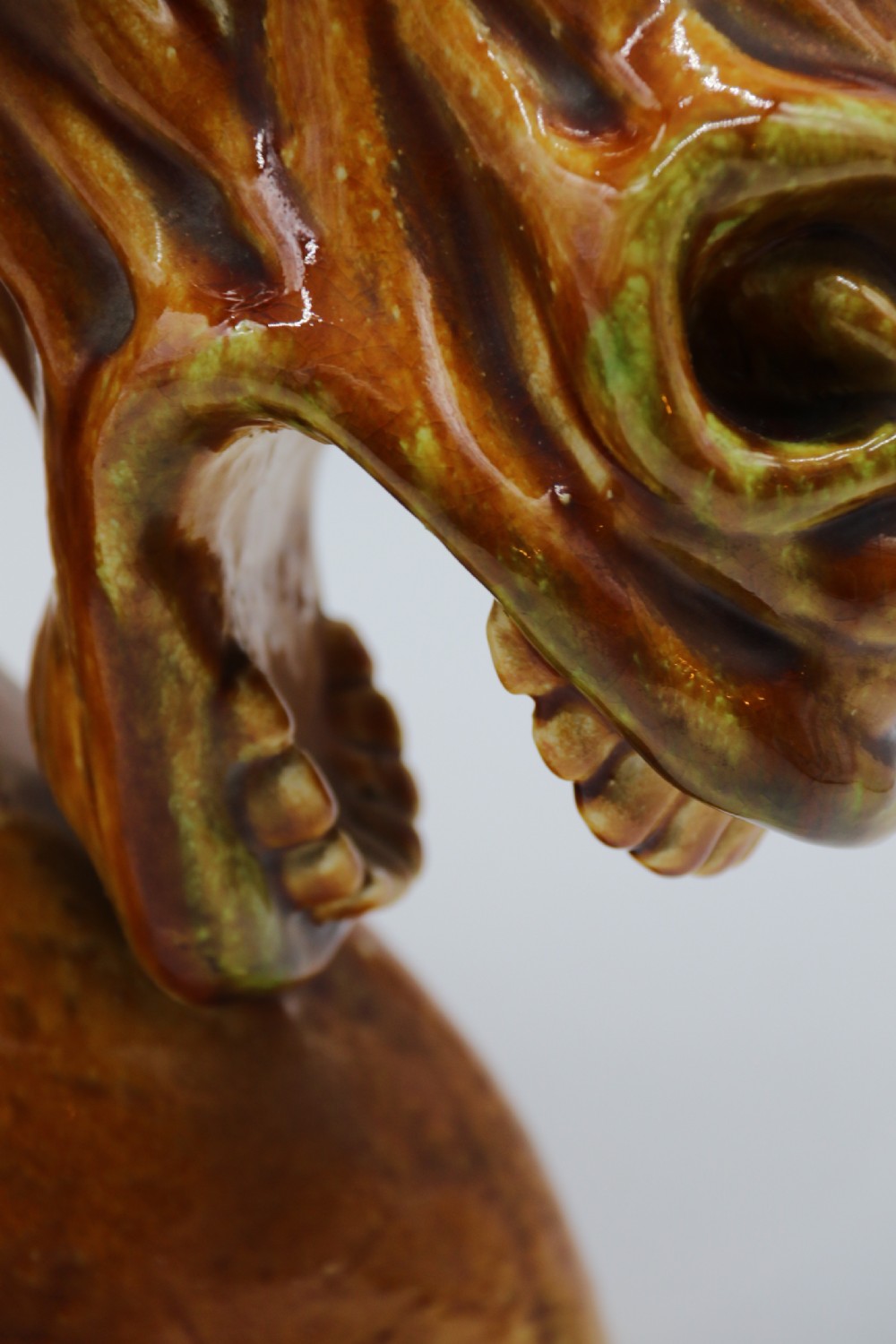 A most impressive 1930s Italian pottery sculpture of a frenzied stallion View XV