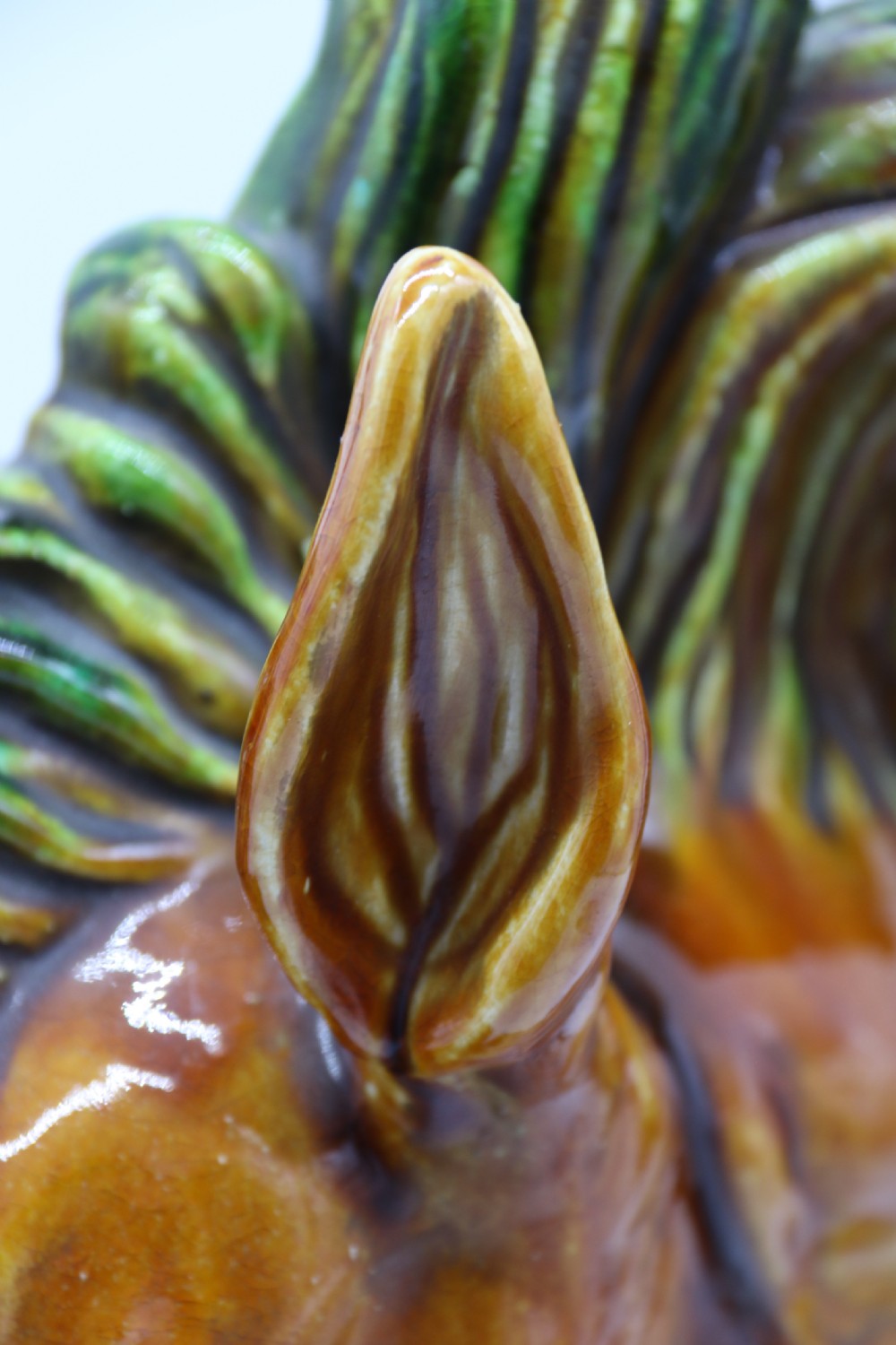 A most impressive 1930s Italian pottery sculpture of a frenzied stallion View XVIII