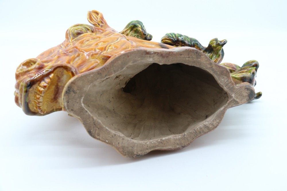A most impressive 1930s Italian pottery sculpture of a frenzied stallion View XXI