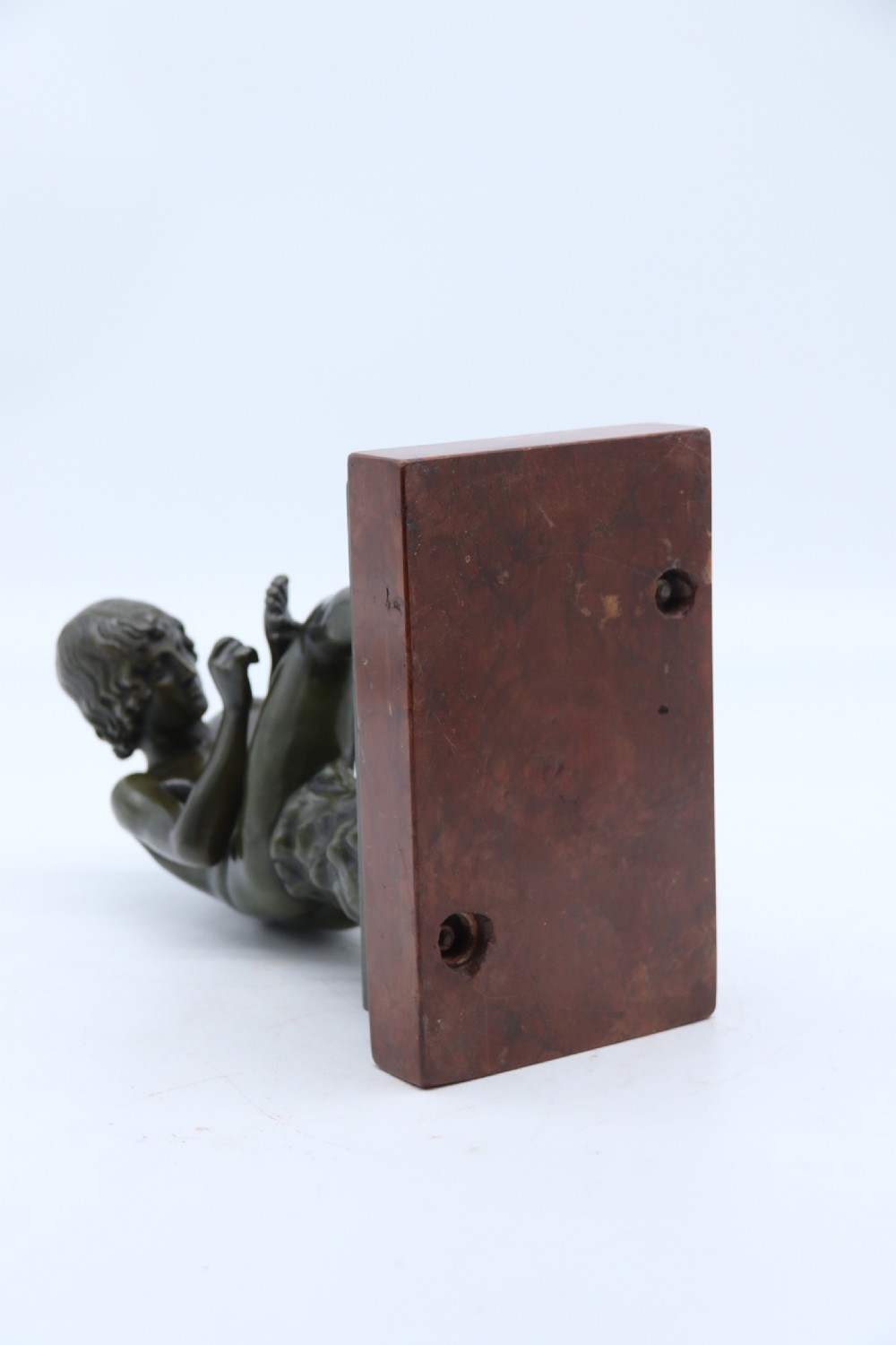 A fine 19th century Italian Grand Tour bronze figure of Spinario, the boy with the thorn. View XIV
