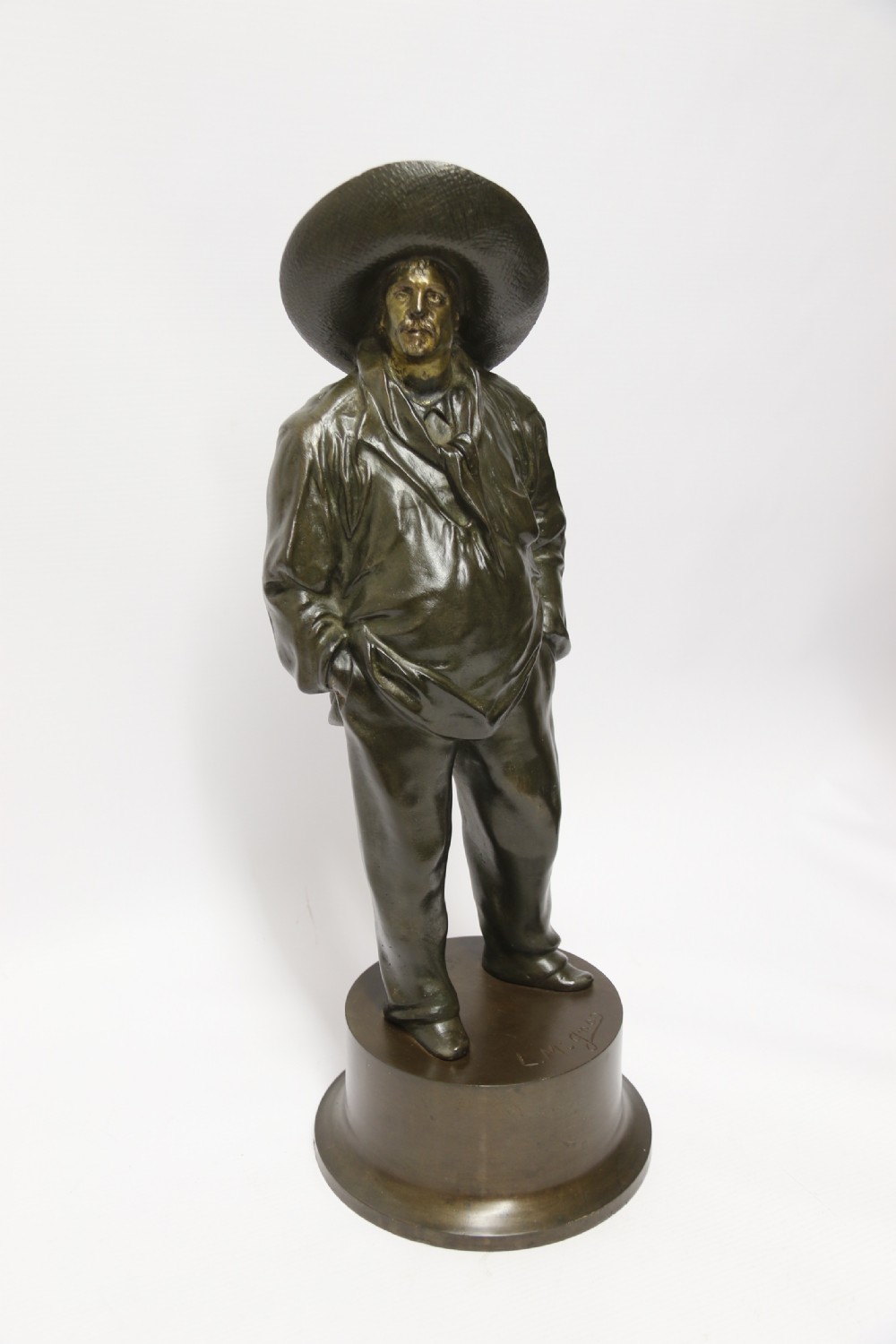 19th century French bronze sculpture, The strong man, circa 1880 View II
