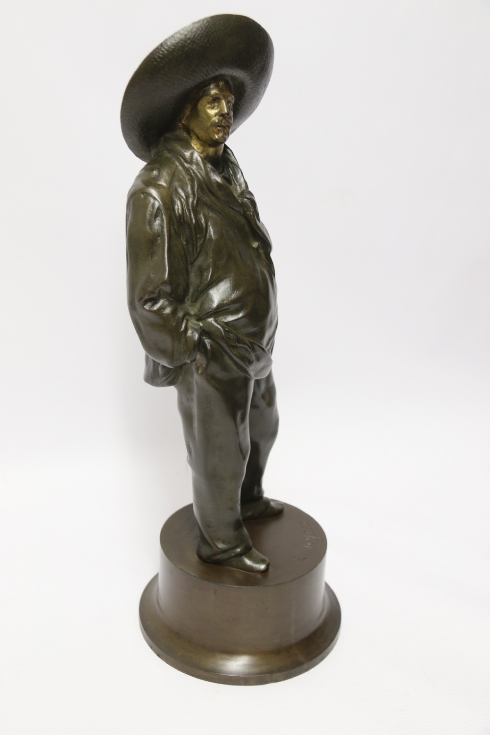 19th century French bronze sculpture, The strong man, circa 1880 View IV