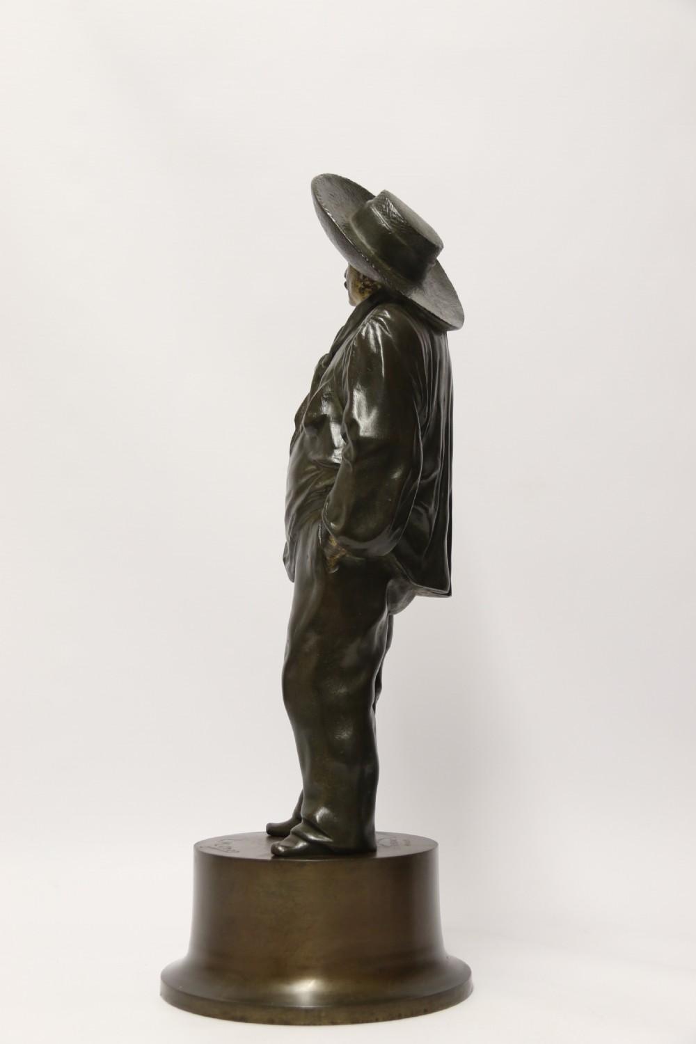 19th century French bronze sculpture, The strong man, circa 1880 View VIII