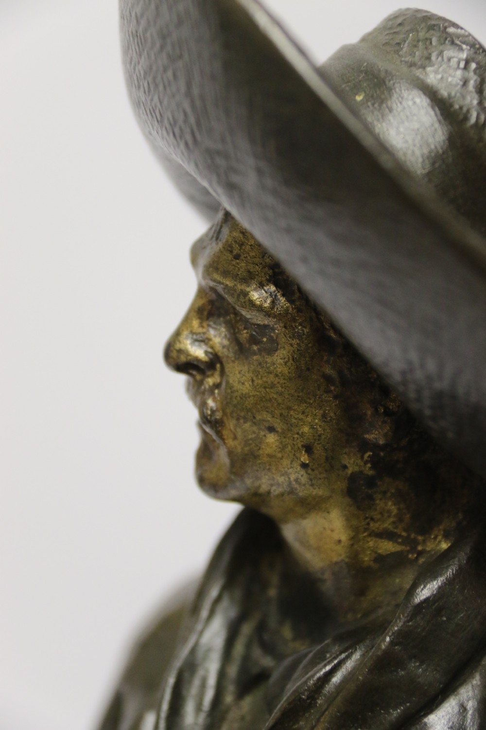 19th century French bronze sculpture, The strong man, circa 1880 View XIV