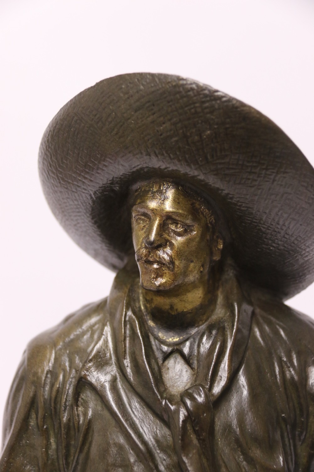 19th century French bronze sculpture, The strong man, circa 1880 View XV