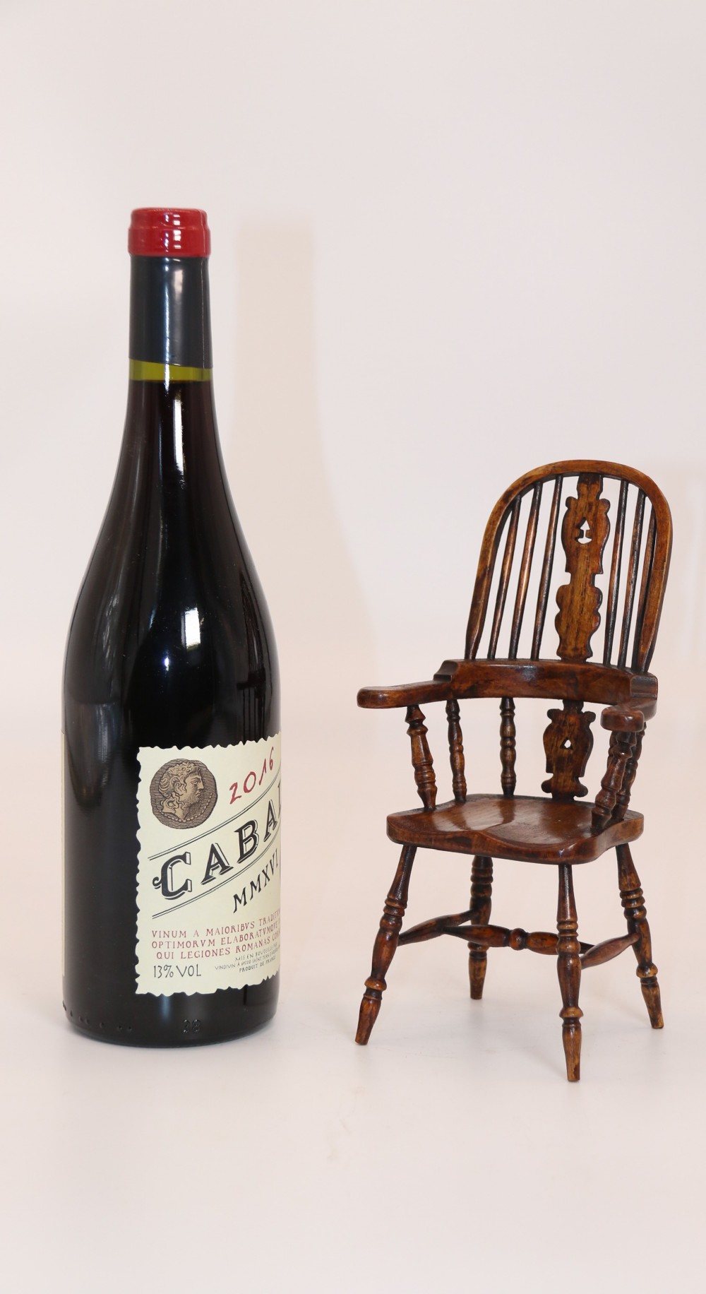 An exceptional miniature country Windsor arm chair, Circa 1900