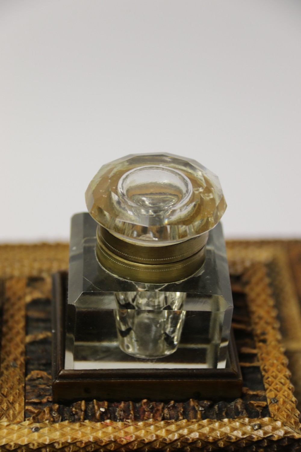 An early 19th century Anglo Indian desk inkstand made from deer antler and horn View XV