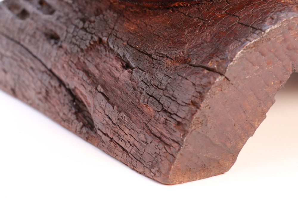 A superb Black Forest carved linden wood study of  a perched mallard duck.

 View XIX