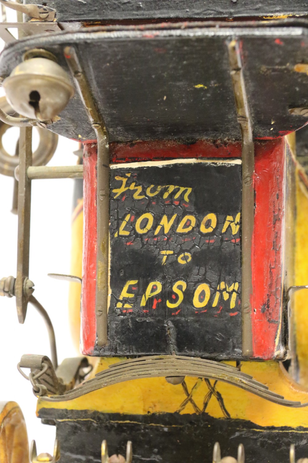 A rare Edwardian model of an 18th c London to Epsom Stagecoach View XV