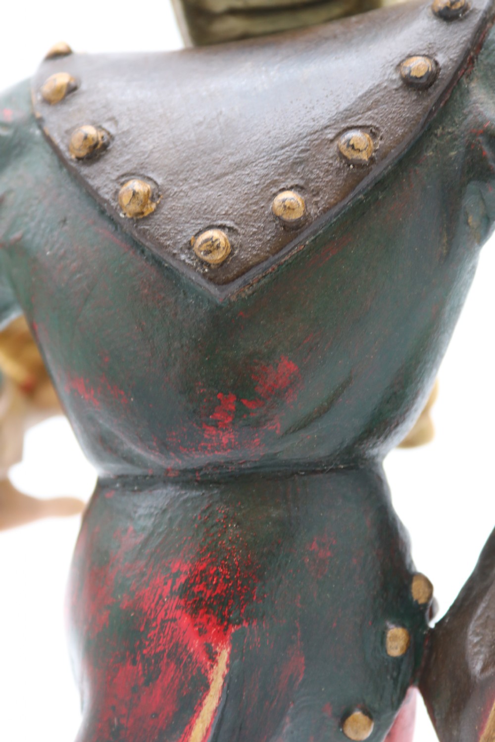 A superb pair of Black Forest carved lime wood and polychrome painted dancing jester figures View XXVIII