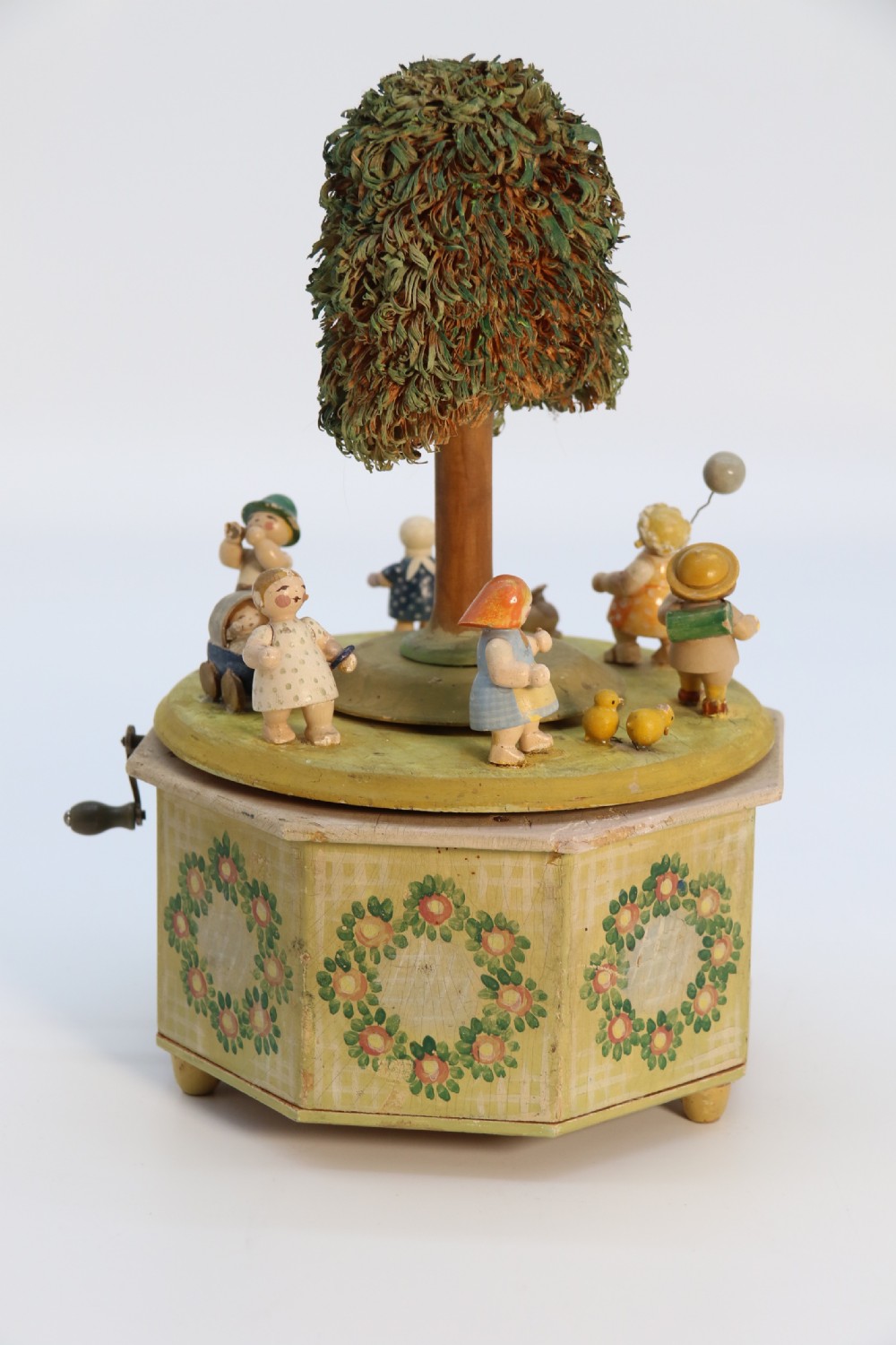 A rare Swiss musical automaton novelty nursery merry go round. View VII