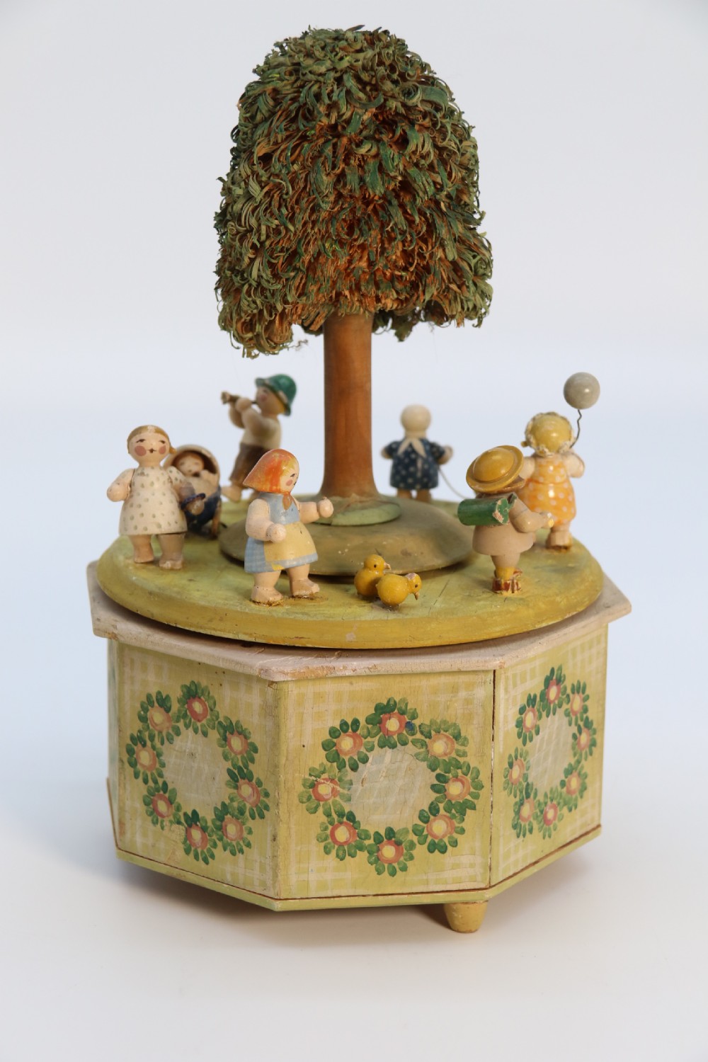 A rare Swiss musical automaton novelty nursery merry go round. View VIII