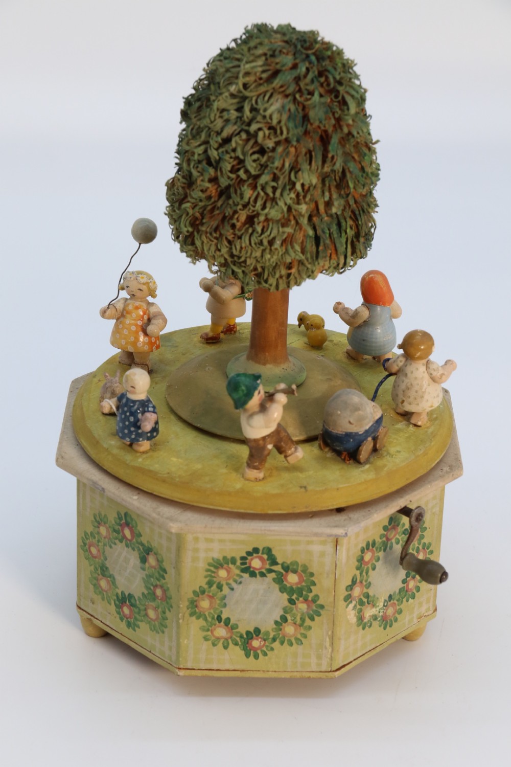A rare Swiss musical automaton novelty nursery merry go round. View XXIII