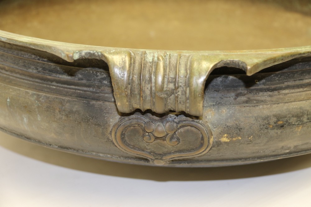 A rare 18th century Indian bronze Urli temple bowl View III