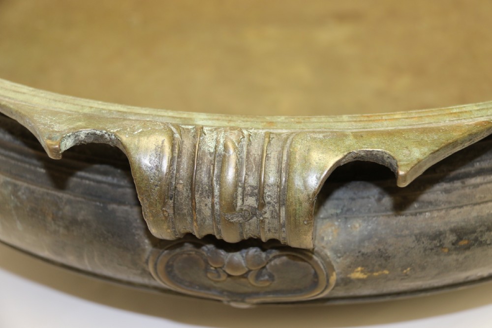 A rare 18th century Indian bronze Urli temple bowl View IV