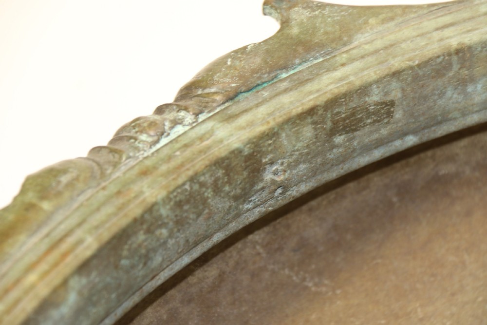A rare 18th century Indian bronze Urli temple bowl View XI