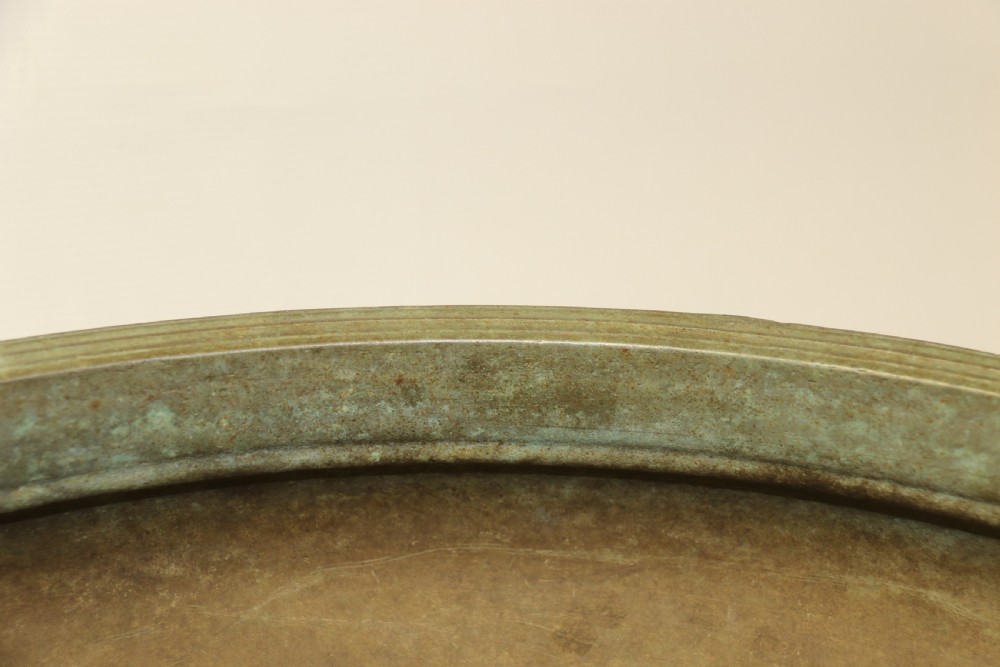 A rare 18th century Indian bronze Urli temple bowl View XIII