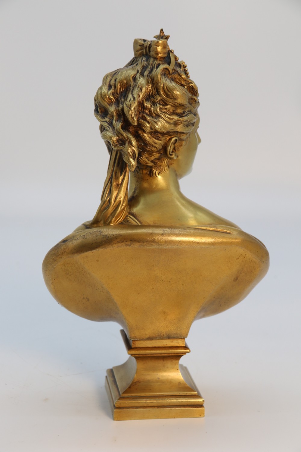A Superb 19th century gilt bronze bust of Diana the Huntress after Jean Antoine Houdon (1741 – 1828) View VI