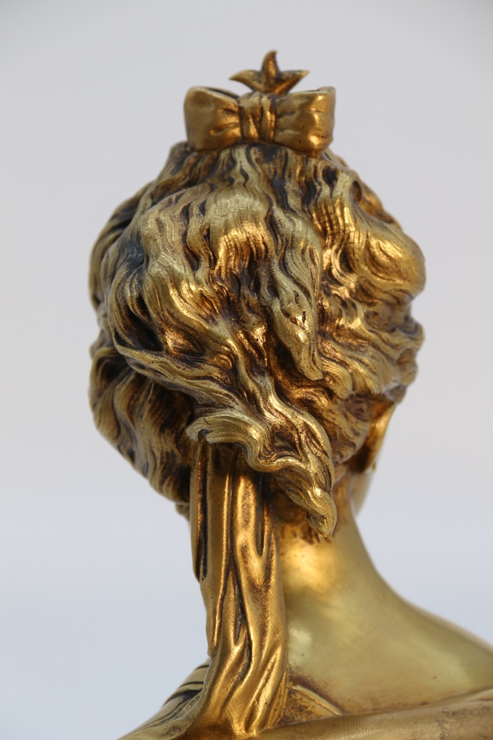 A Superb 19th century gilt bronze bust of Diana the Huntress after Jean Antoine Houdon (1741 – 1828) View XIII