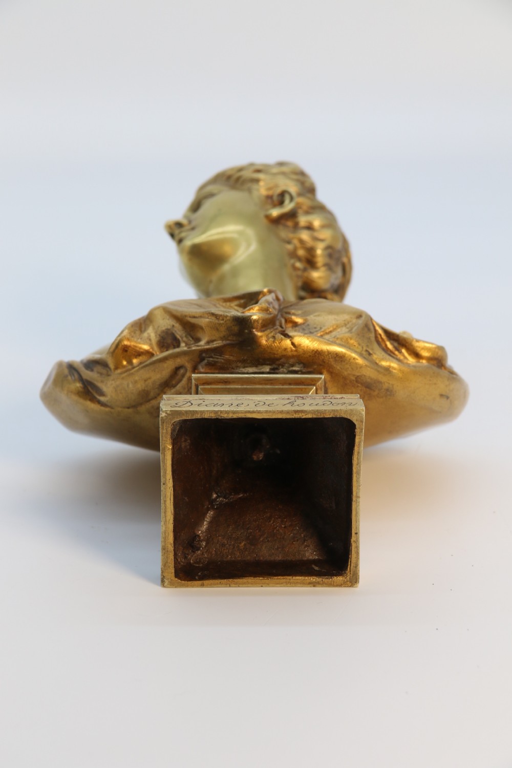 A Superb 19th century gilt bronze bust of Diana the Huntress after Jean Antoine Houdon (1741 – 1828) View XIV