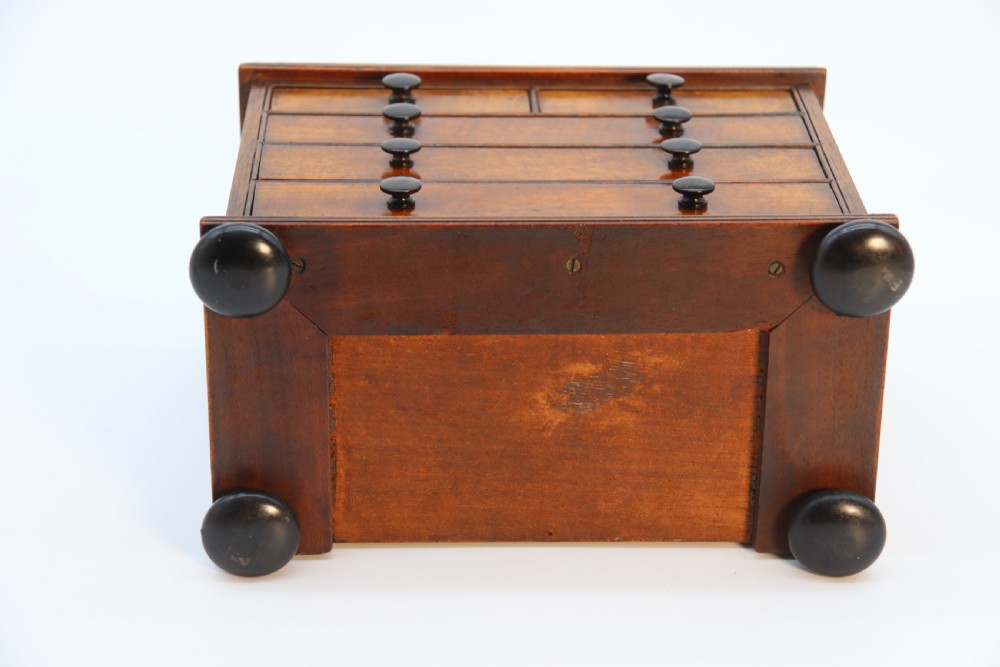 A superb mid Victorian miniature apprentice piece chest of drawers, circa 1860 View XVII