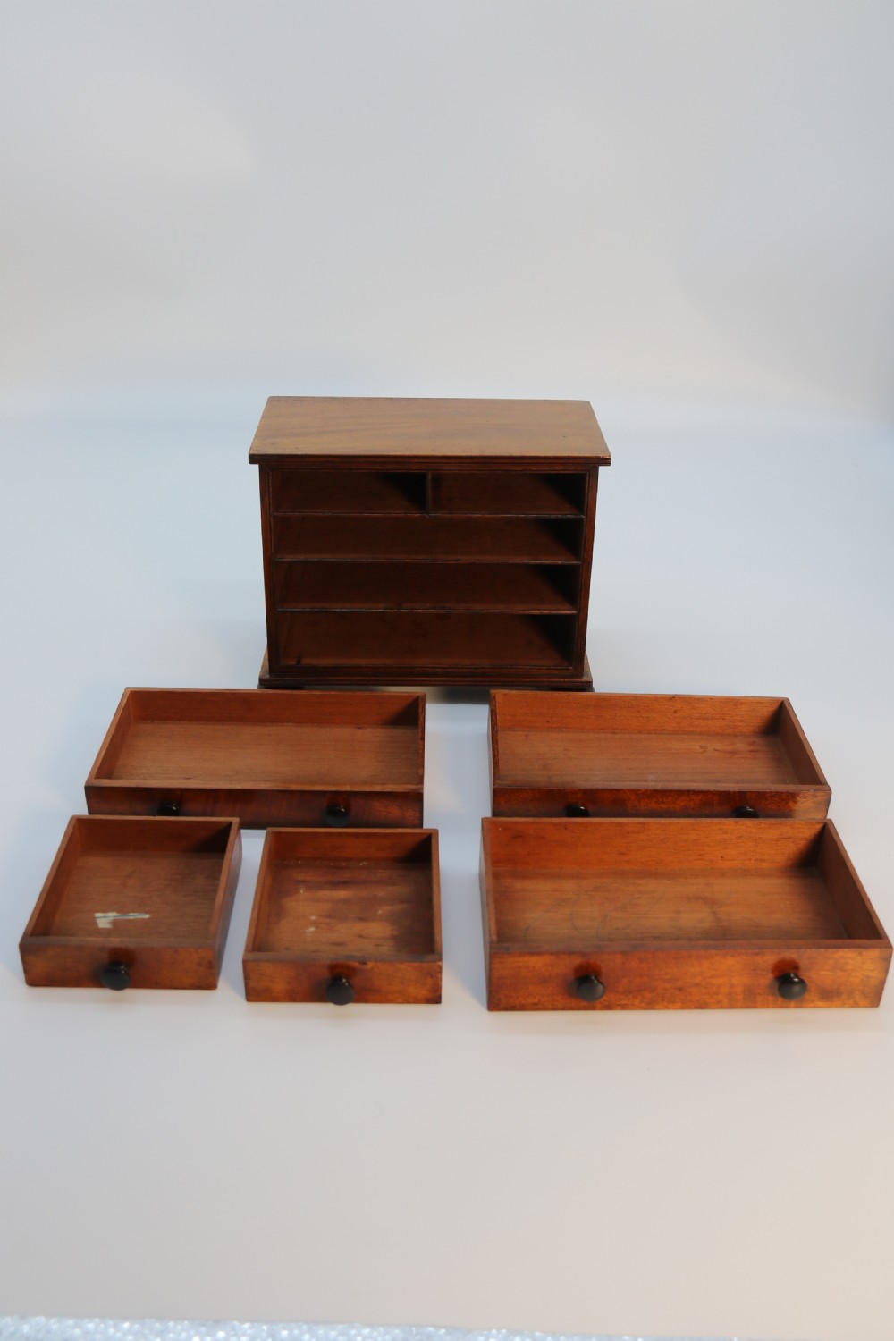A superb mid Victorian miniature apprentice piece chest of drawers, circa 1860 View XIX