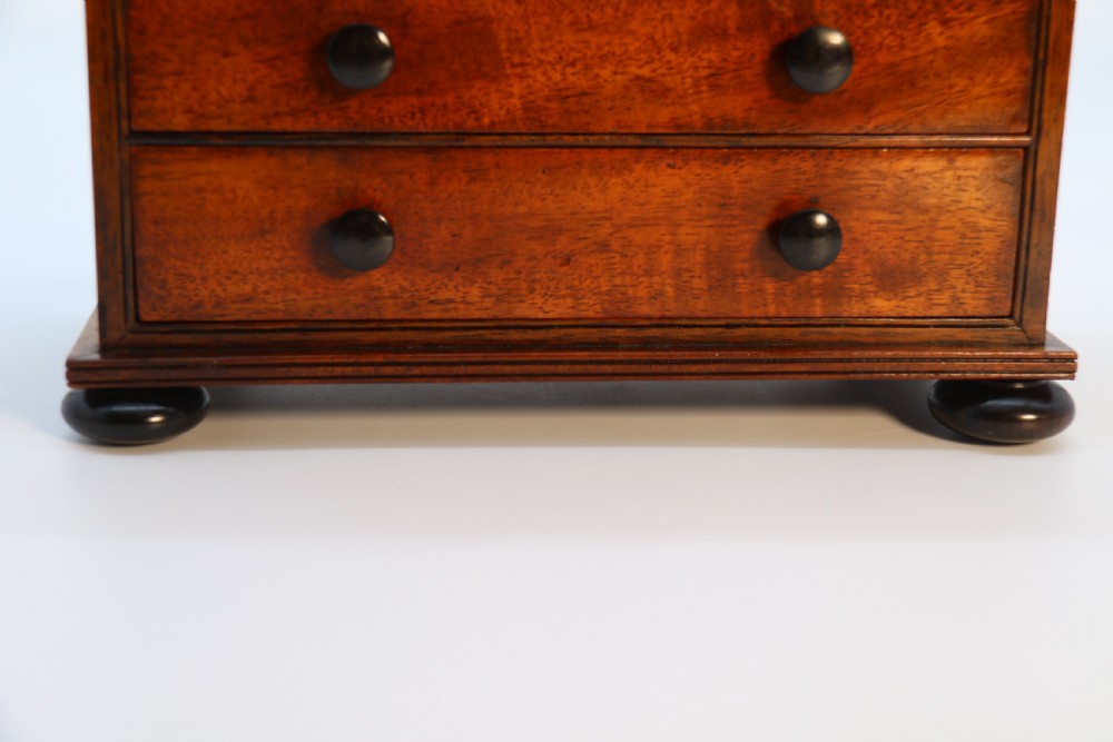 A superb mid Victorian miniature apprentice piece chest of drawers, circa 1860 View XXIII