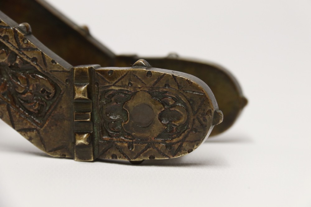A 19th century French bronze model cannon. View XII