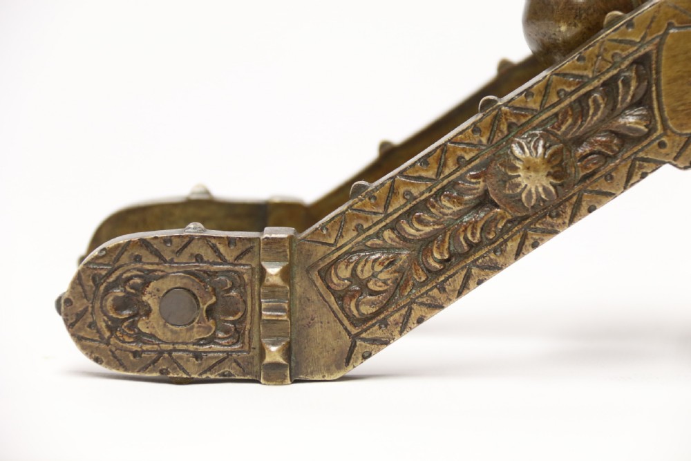 A 19th century French bronze model cannon. View XVI