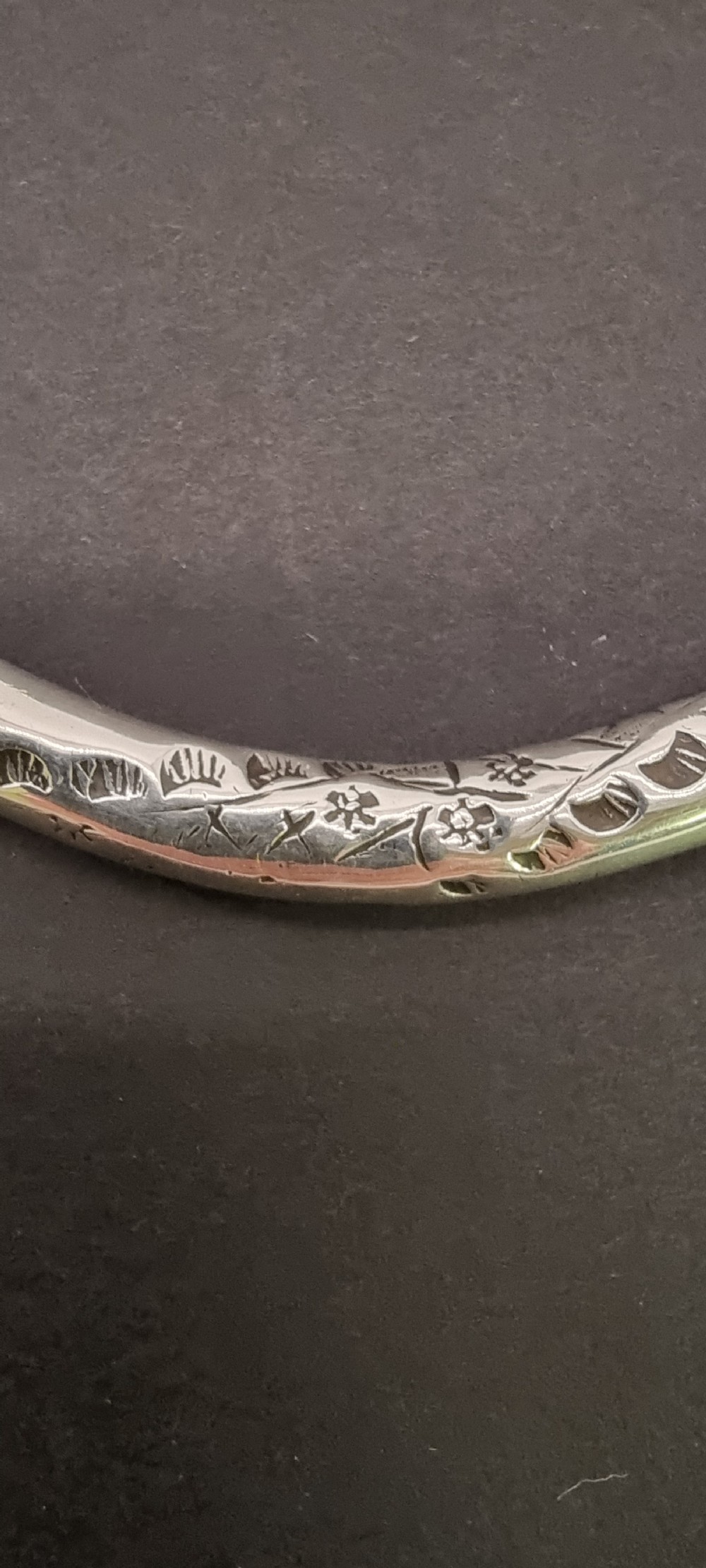 A very heavy pair of 19th century Portuguese solid silver arm bracelets

 View IX
