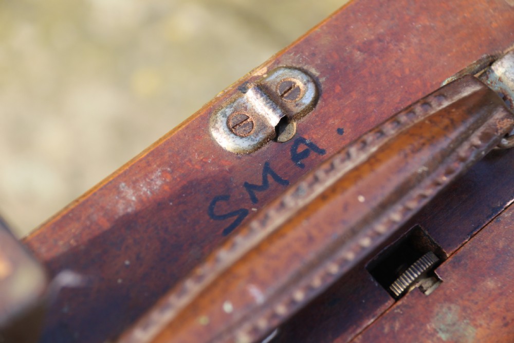 An early 20th century metamorphic artist's folding easel circa 1920 View III
