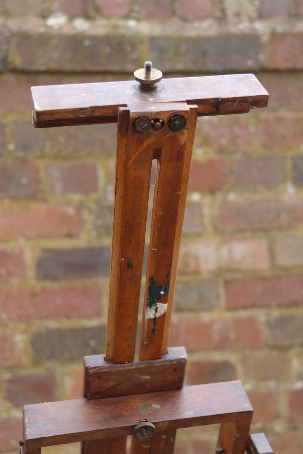 An early 20th century metamorphic artist's folding easel circa 1920 View XI