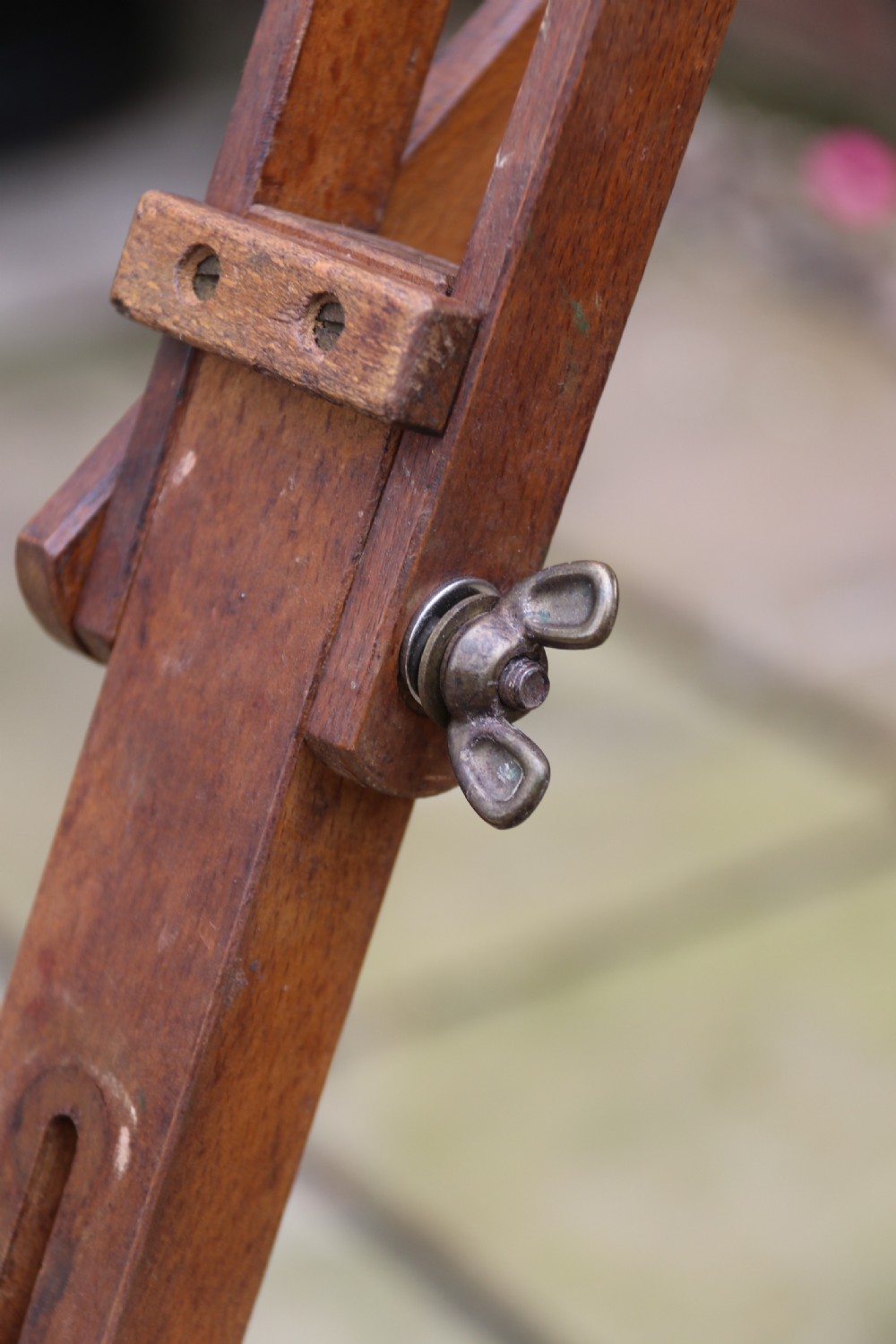 An early 20th century metamorphic artist's folding easel circa 1920 View XV
