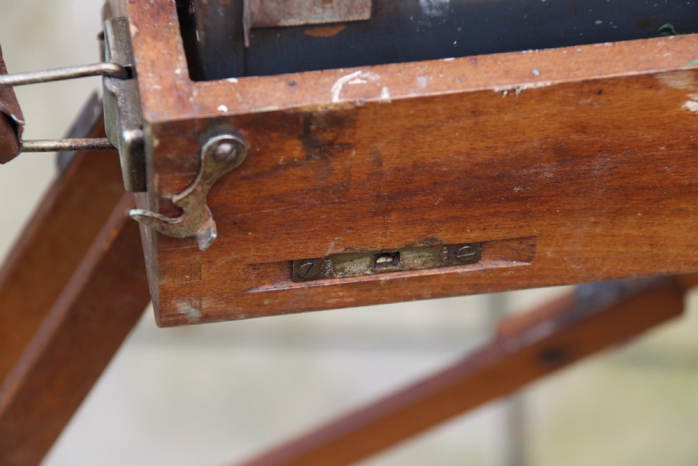An early 20th century metamorphic artist's folding easel circa 1920 View XVII