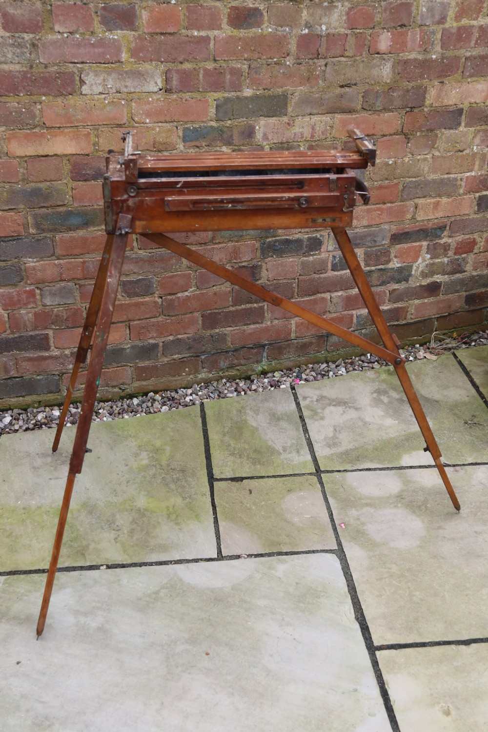 An early 20th century metamorphic artist's folding easel circa 1920 View XXIV