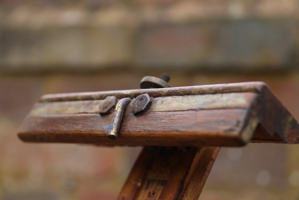 An early 20th century metamorphic artist's folding easel circa 1920 View XXVII