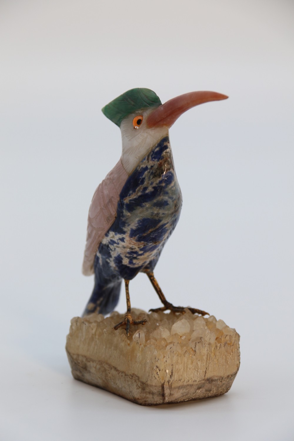 An Italian carved hardstone sculpture of an exotic bird circa 1930

 View VI