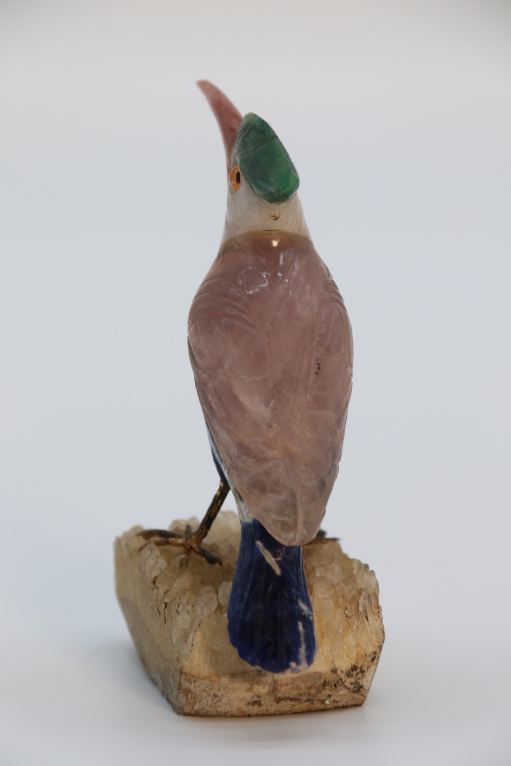 An Italian carved hardstone sculpture of an exotic bird circa 1930

 View IX