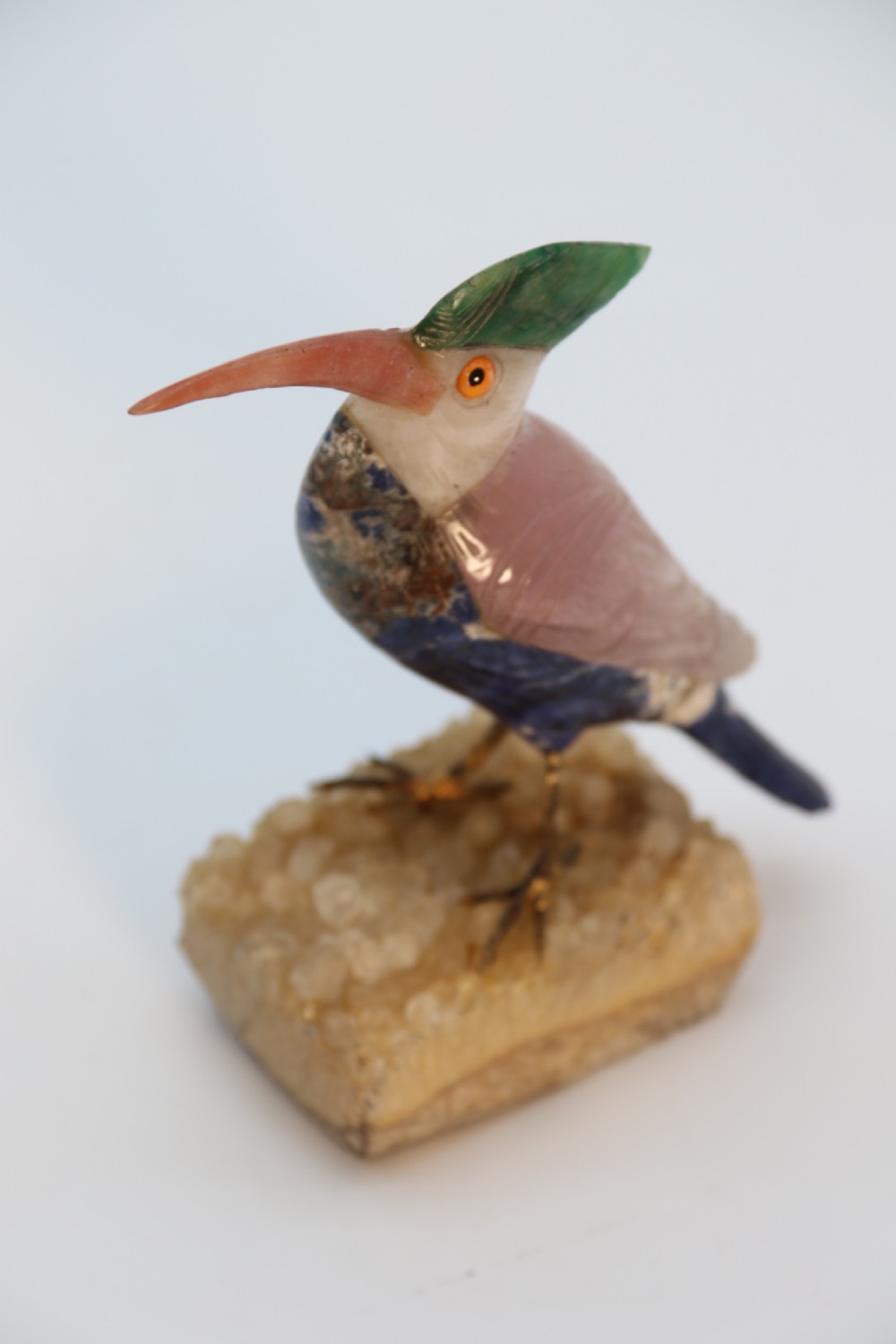 An Italian carved hardstone sculpture of an exotic bird circa 1930

 View XIV